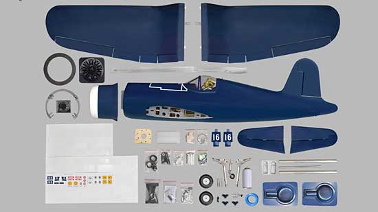 Phoenix Model F4U Corsair GP/EP 20cc ARF - All you get image